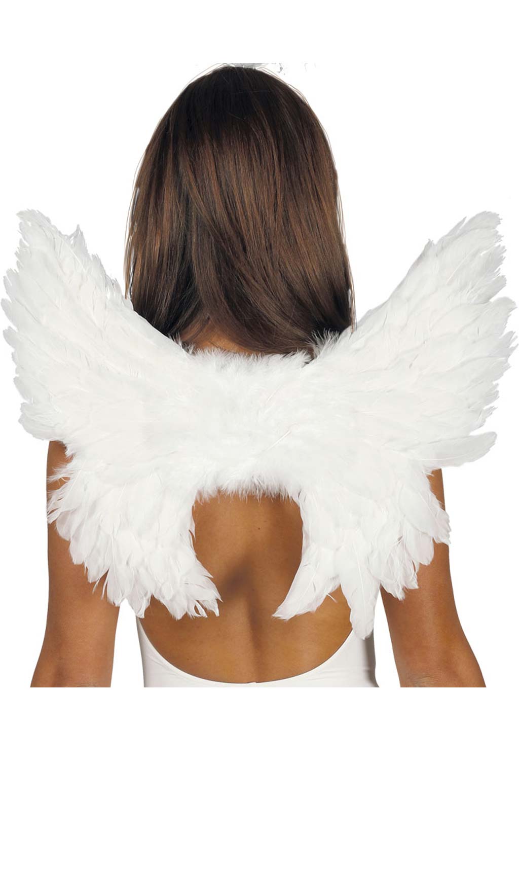 Alas de ángel grandes de plumas blancas