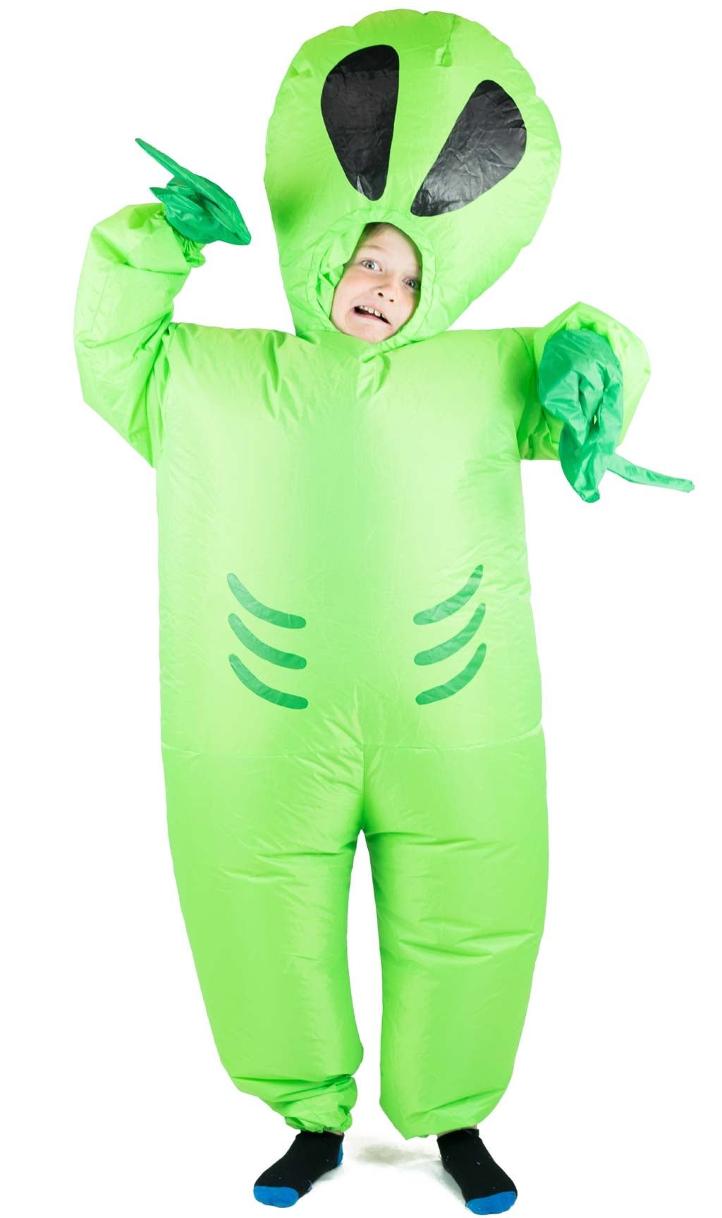 Disfraz de alien verde para niña. Entrega 24h