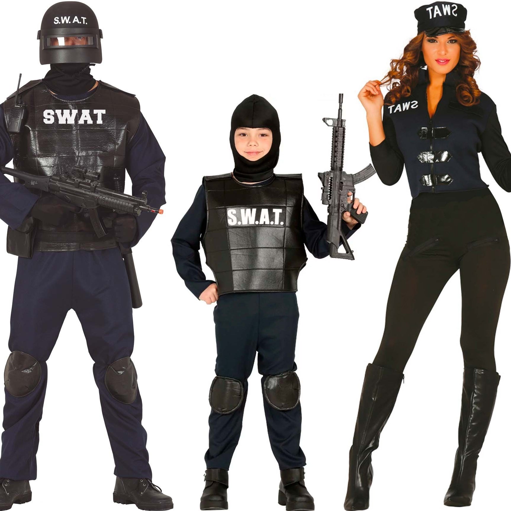 Disfraz de Policía Swat para adolescente niño