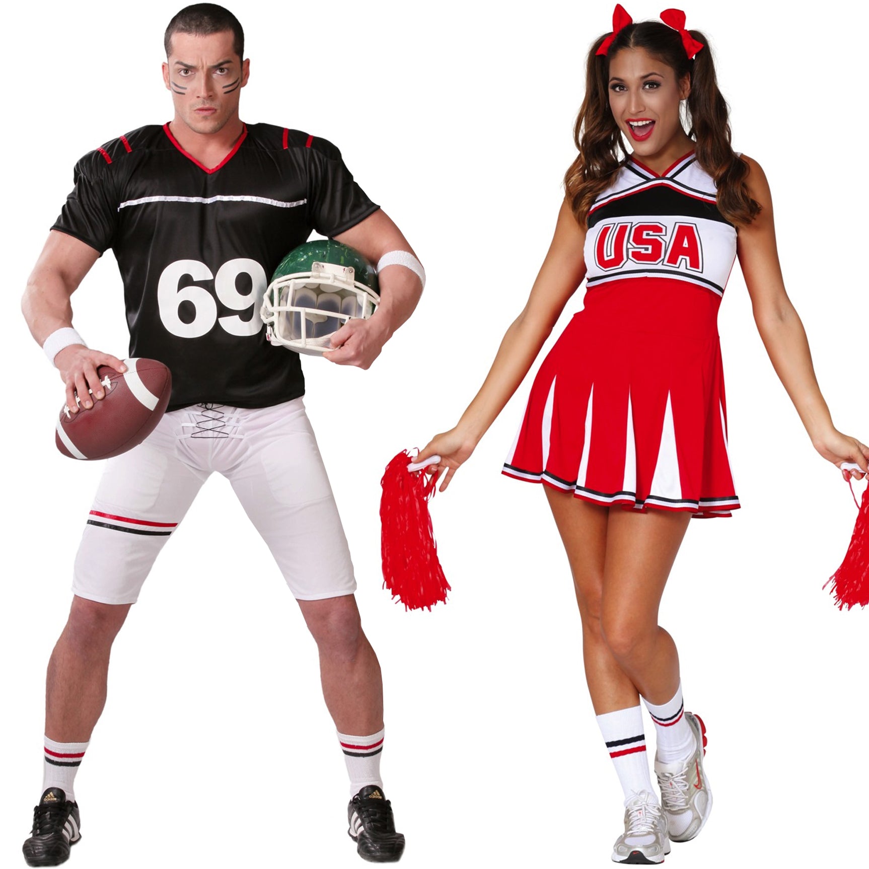 Comprar Disfraz de Jugadora de Rugby Morado - Disfraces de Deporte para  Mujer