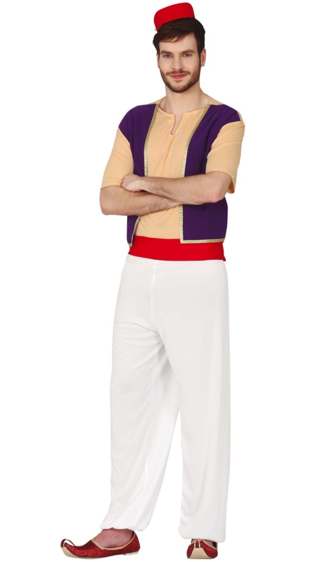 Disfraz de Aladino para fiesta de halloween de chico adulto de