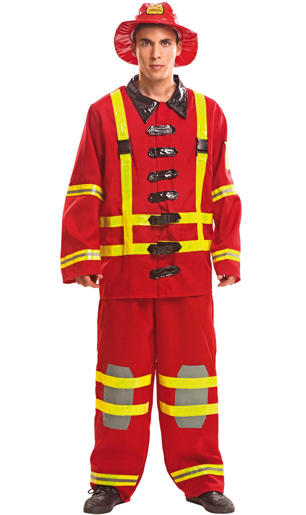Disfraz adulto de bombero masculino - M
