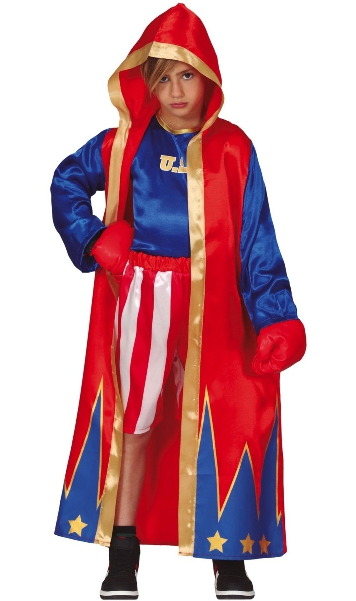 Disfraz de Boxeador Usa para niño y niña