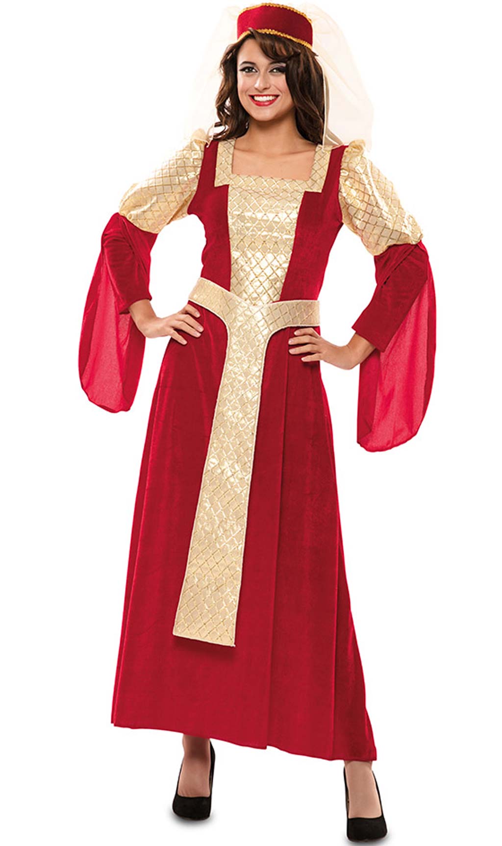 Disfraz De Dama Medieval Luján Para Adulta Don Disfraz