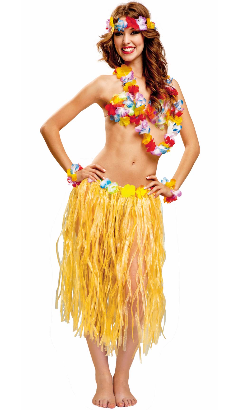 Disfraz de hawaianas …  Disfraces de halloween para mujeres, Disfraz  despedida de soltera, Trajes hawaianos