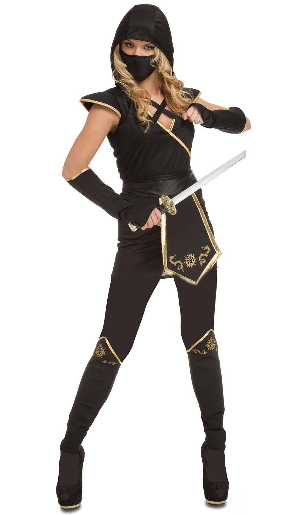 Disfraz de ninja mujer — Cualquier Disfraz