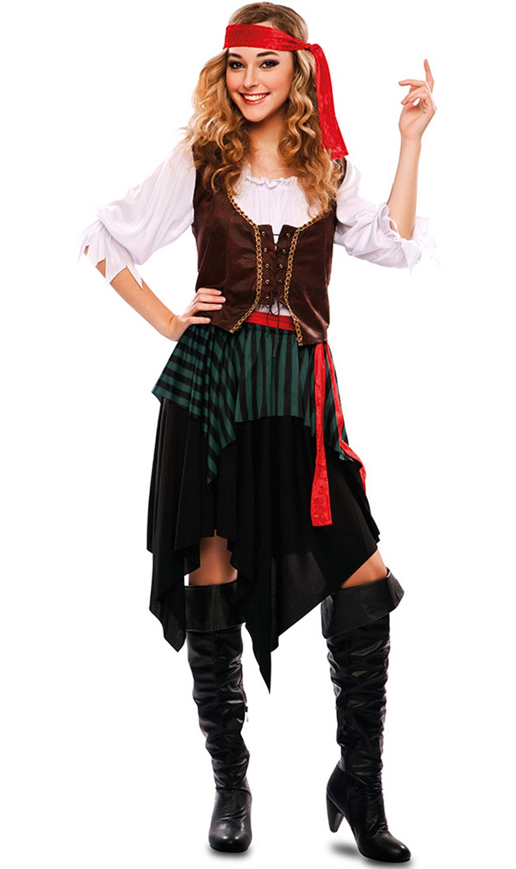 Disfraz Pirata Mujer de los 7 Mares