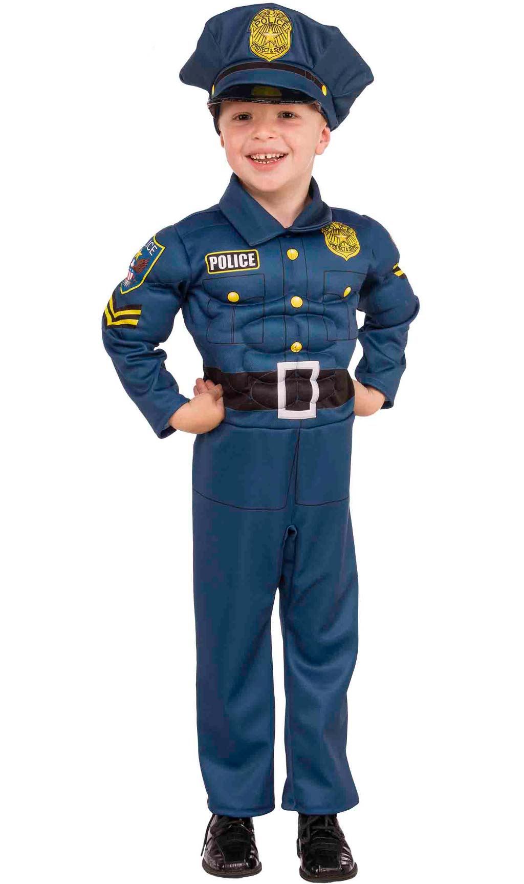 Disfraz de policía para niños. Entrega 24h