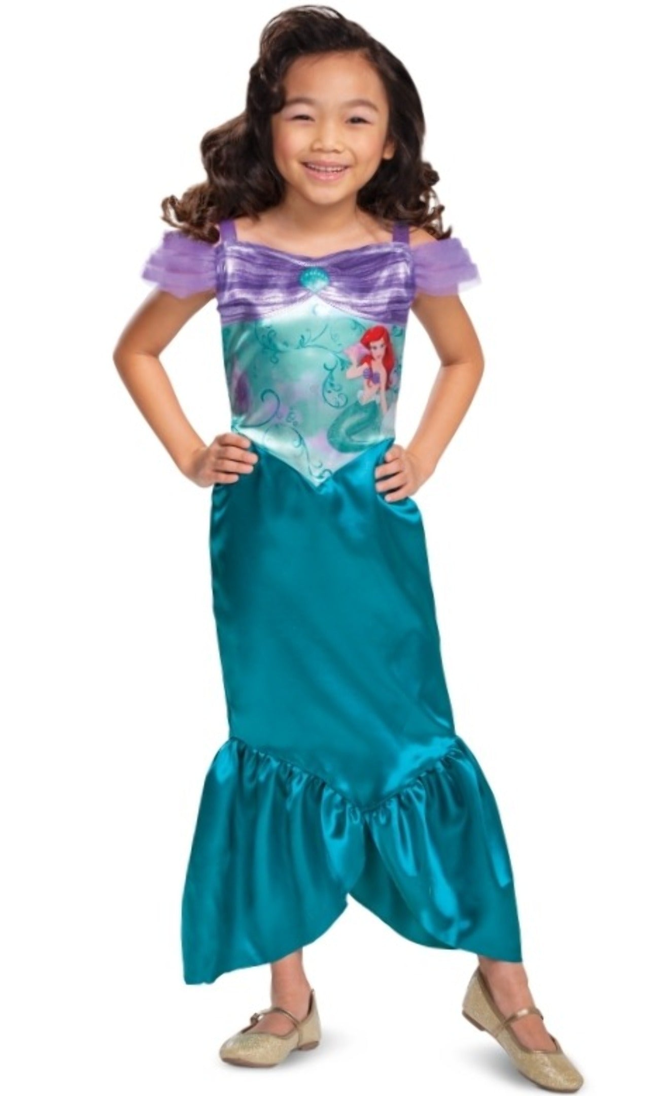 Disfraz de Ariel de la sirenita™ básico - niña