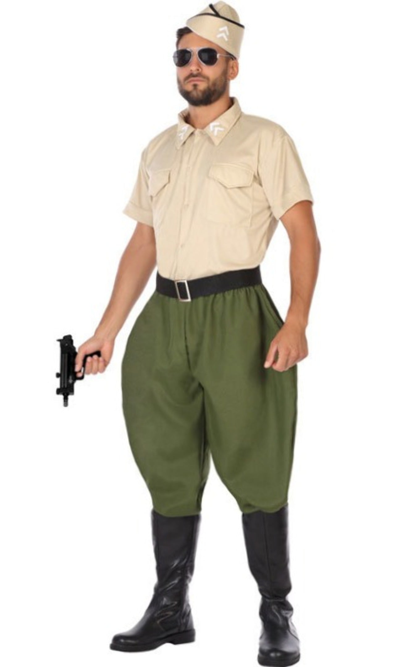 Camiseta militar hombre: Disfraces adultos,y disfraces originales