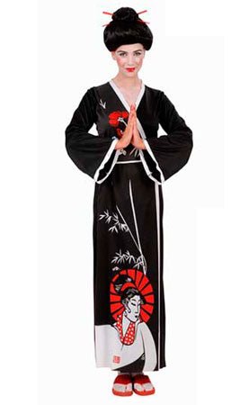 disfraz adulto japonesa - geisha - OALMACEN