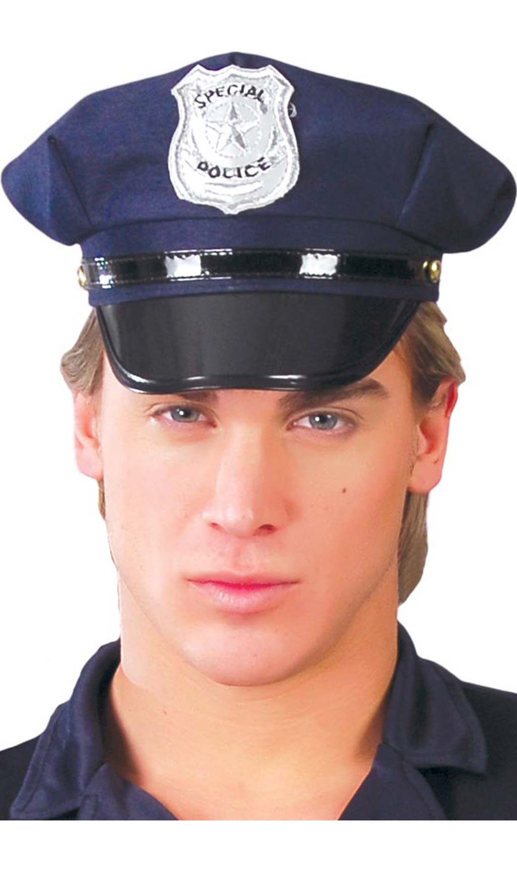 Disfraz de Policía Local con Gorra Azul para Mujer - MiDisfraz