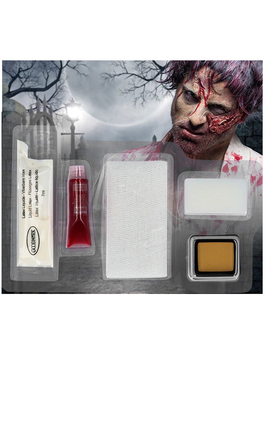 maquillaje de zombie mujer. Envío garantizado 48h