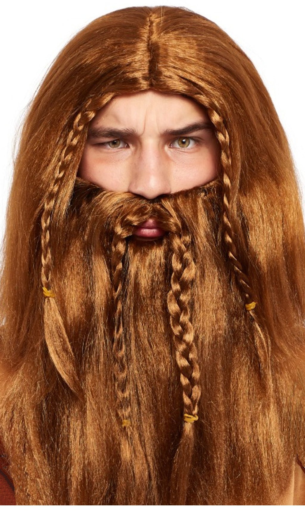 Peluca vikingo con bigote Widmann