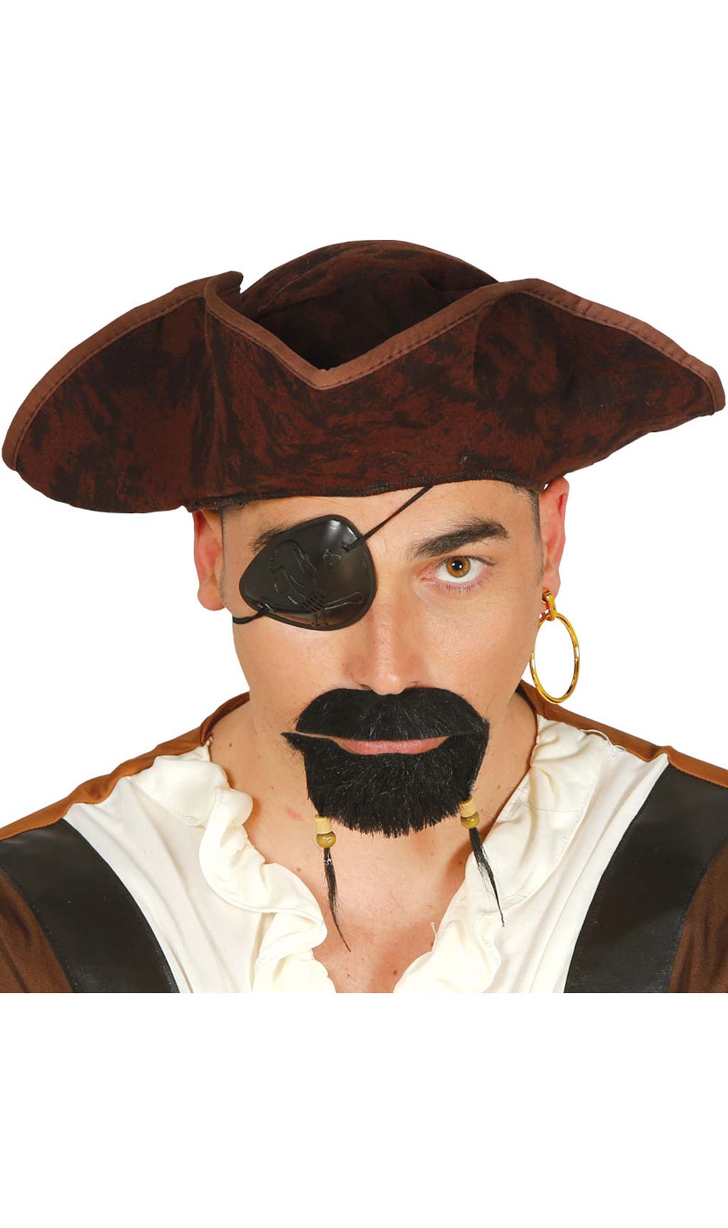 Sombrero de Pirata Marrón para adulto