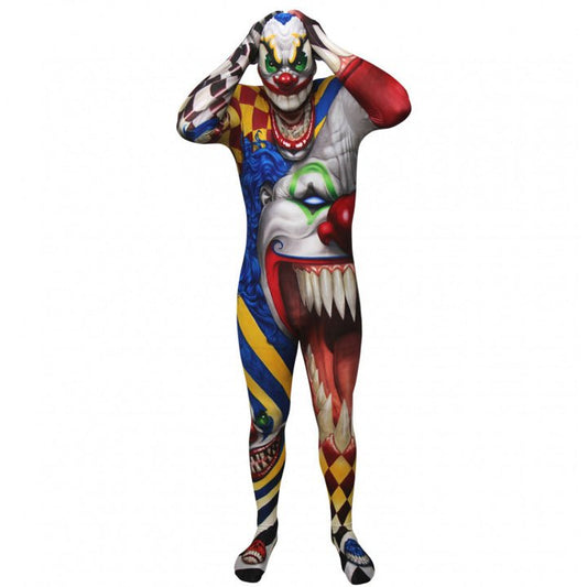 Disfraz Morphsuit™ Payaso Zombie adulto