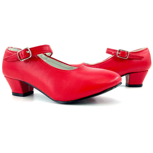 Zapatos de Flamenco Rojos Lisos