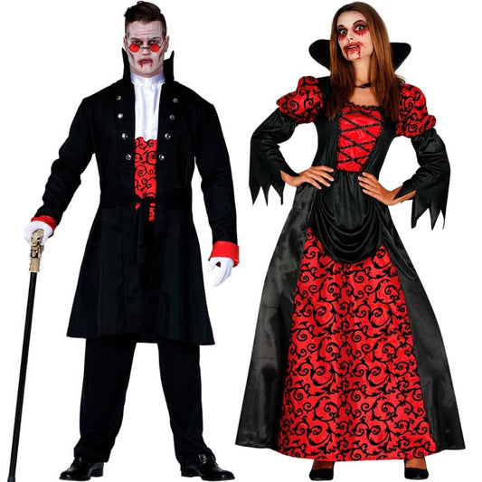 Disfraces en pareja de Vampiros