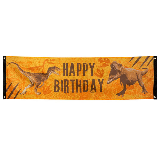 Bandera Dinosaurio Rex de Cumpleaños