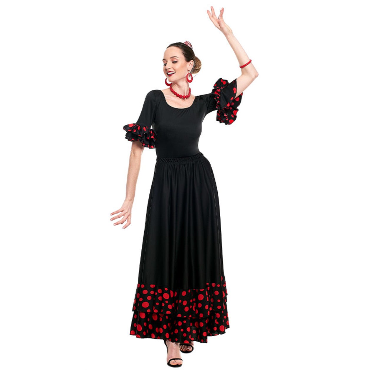 Body Flamenco Negro con Lunares