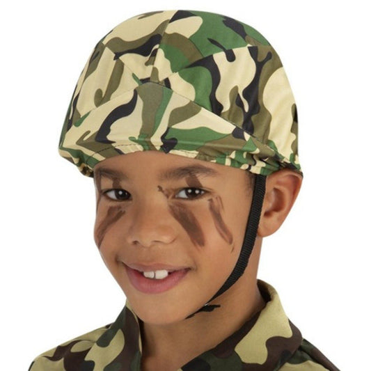 Casco de Soldado Camuflaje infantil