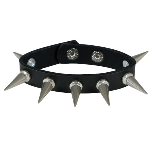 Collar Punk Negro con Pinchos