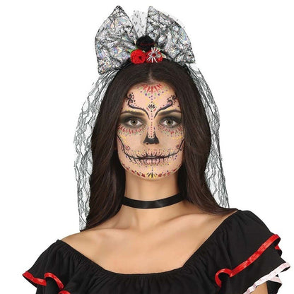 Diadema de Catrina con lazo