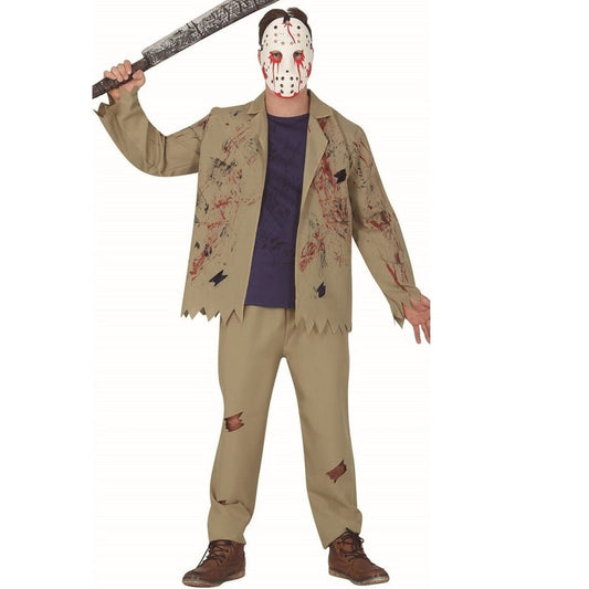 Disfraz de Asesino Jason Friday para adolescente