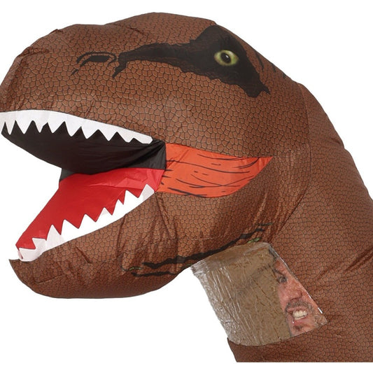 Disfraz de Dinosaurio T-Rex Hinchable para adulto