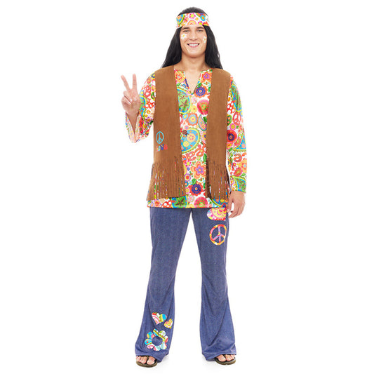 Disfraz de Hippie Peace para hombre