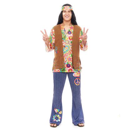 Disfraz de Hippie Peace para hombre