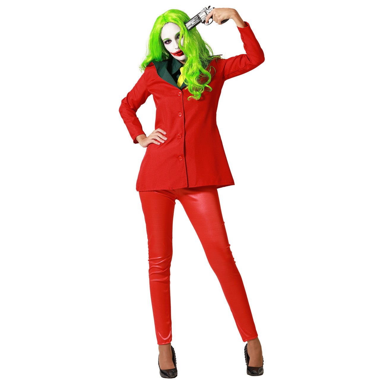 Disfraz de Joker Rojo para mujer