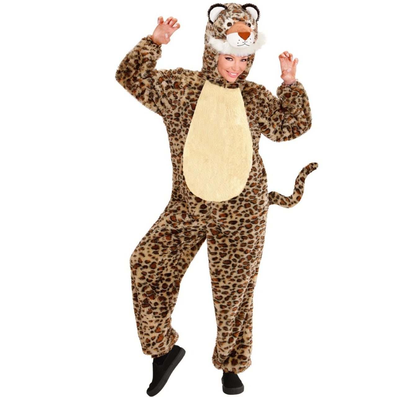 Disfraz de Leopardo Peluche Suave para adulto