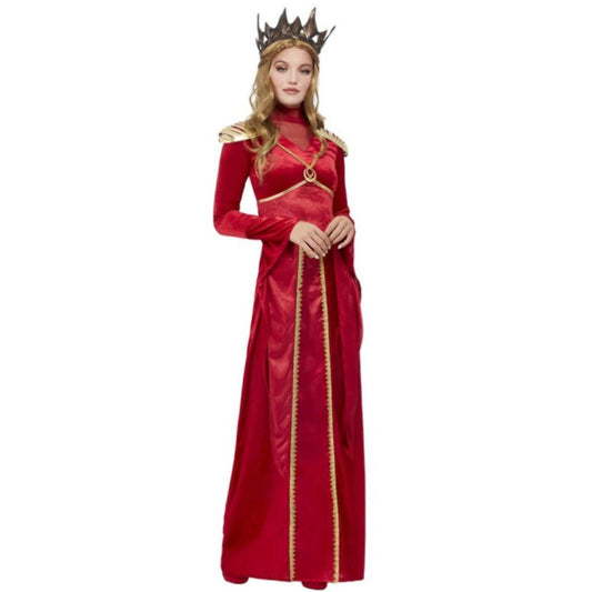 Disfraz de Reina Medieval Roja para mujer