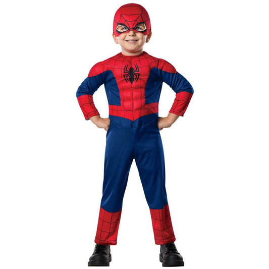 Disfraz de Spiderman™ Preschool Musculoso bebé