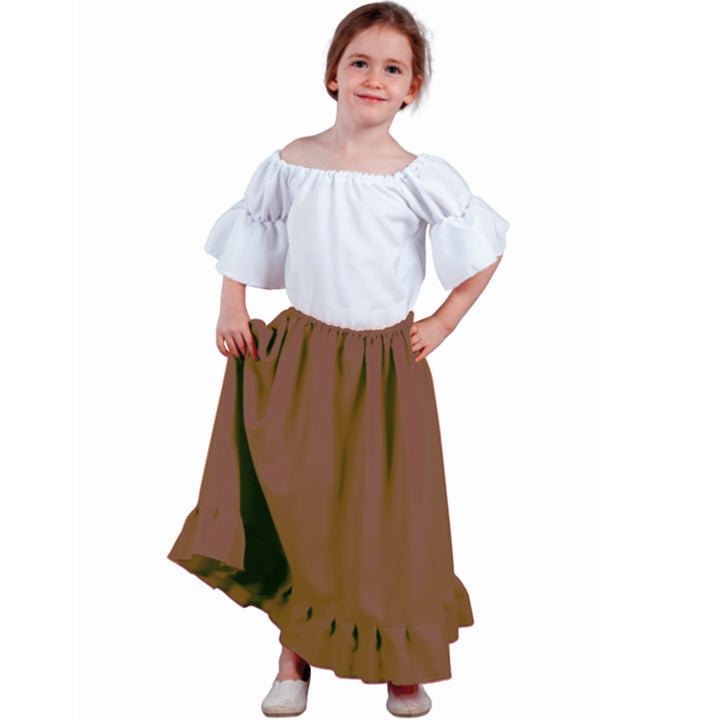 Falda Medieval Marrón infantil