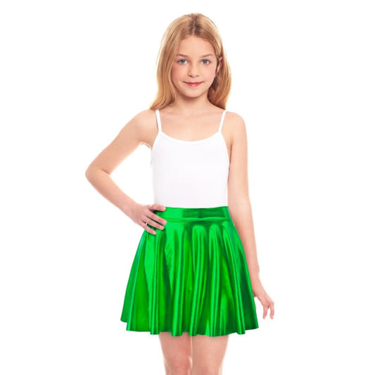 Falda Verde Metalizada infantil