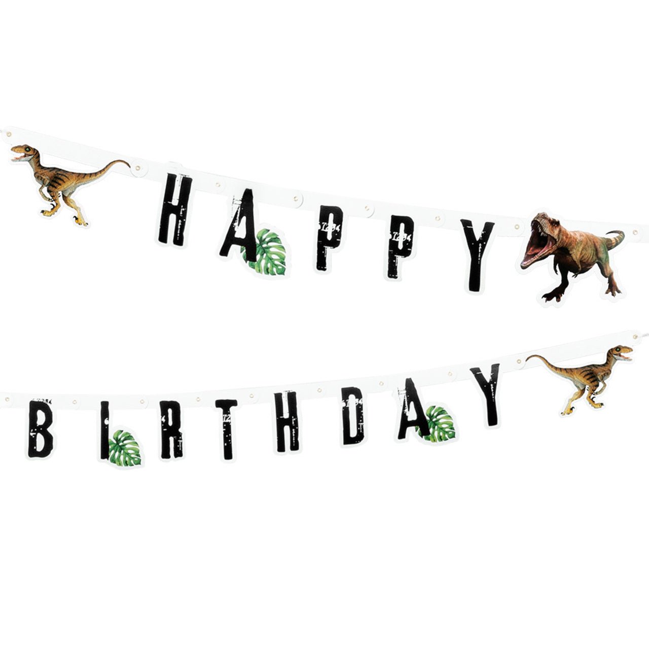 Guirnalda Dinosaurio Rex de Cumpleaños