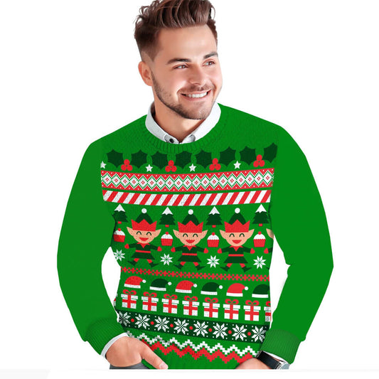 Jersey de Navidad Elfo para grupo