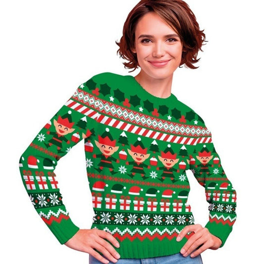 Jersey de Navidad Elfo para mujer