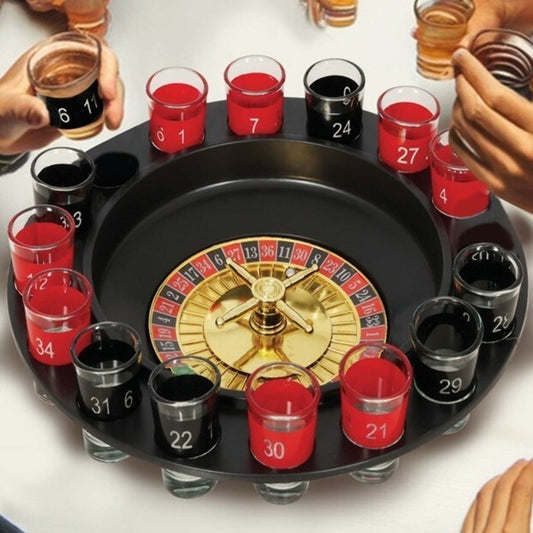 Juego de Ruleta con Chupitos