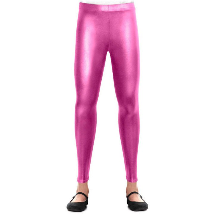 Leggings Rosa Metalizado infantil