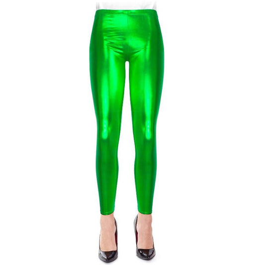 Leggings Verde Metalizado