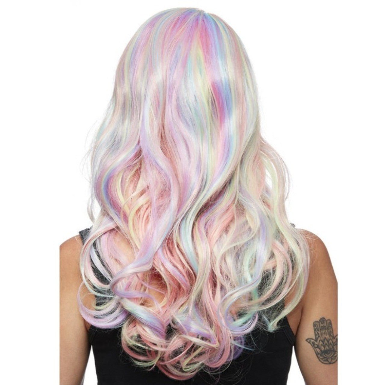 Peluca Multicolor Ondas