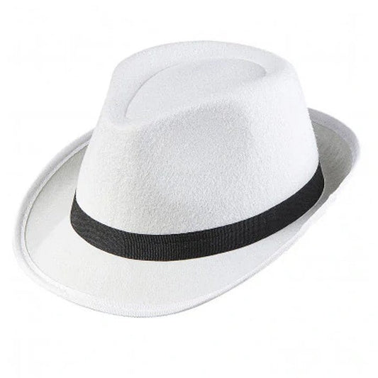 Sombrero Gángster Blanco infantil