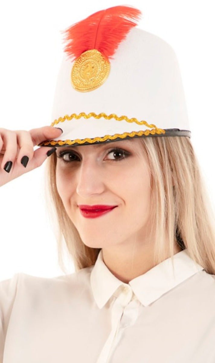 Sombrero de Majorette Blanco