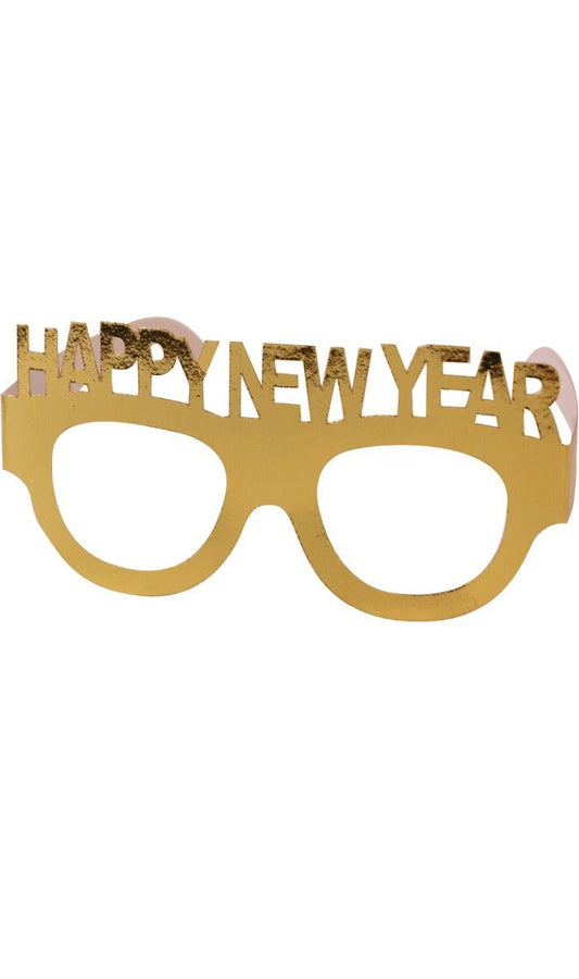 Gafas Feliz Año Doradas