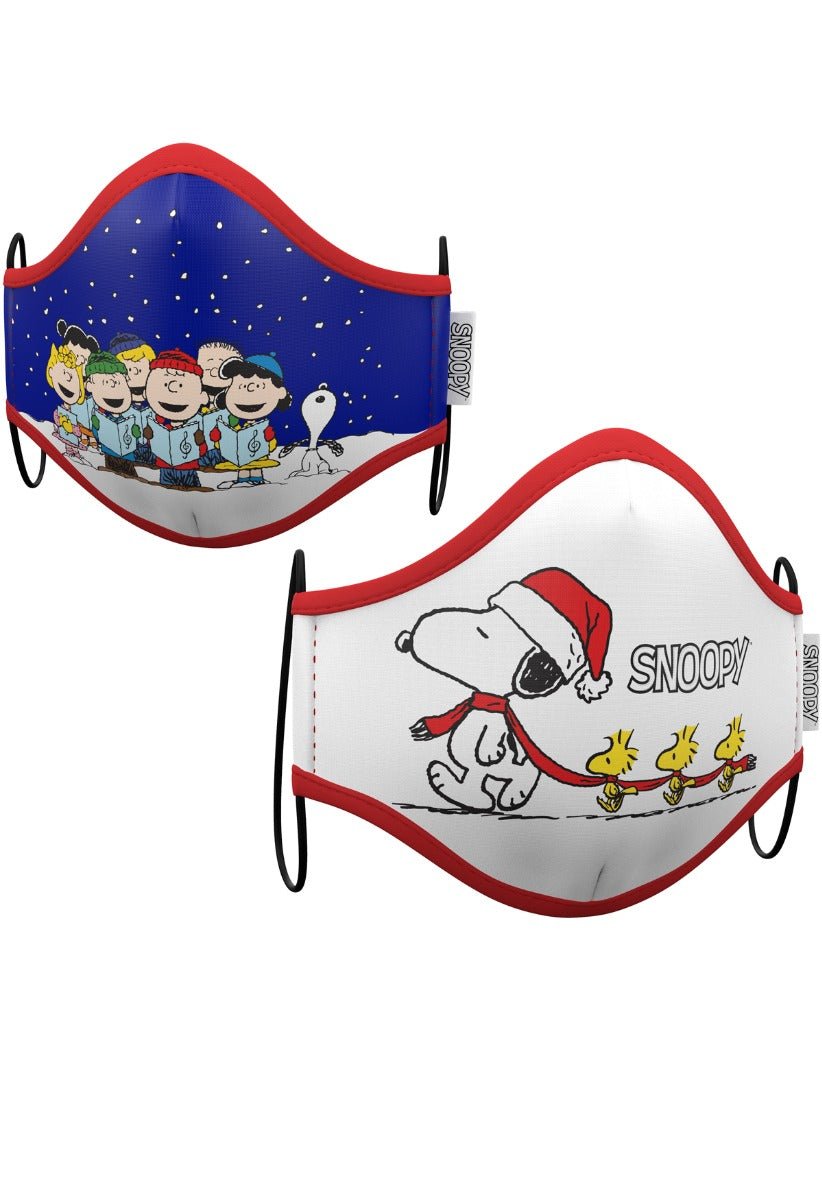 Pack 2 Mascarillas de Tela Snoopy™Navidad infantil I Don Disfraz