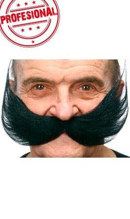 Bigote Negro Profesional 039-LH