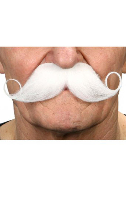 Bigote Blanco Profesional 037-LG